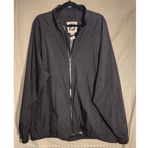 FJ FootJoy Men's DRY JOY Golf Soft Shell Jacket Black XXL - Picture 2 of 11